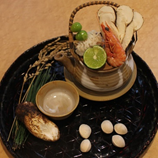 松茸と鱧(はも)の土瓶蒸し