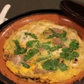 牛肉と牛蒡の玉子とじ